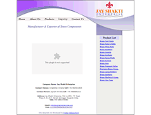 Tablet Screenshot of jayshaktienterprise.com